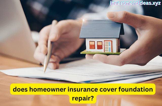 does homeowner insurance cover foundation repair?